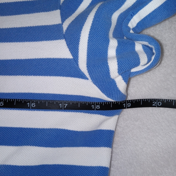 Polo Ralph Lauren Women's Polo Shirt M The Boyfriend  Fit Polo Rugby Striped EUC - Picture 9 of 14